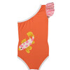 Koi Carp One Piece Swimsuit, Orange - One Pieces - 3