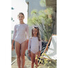 Elephant Rash guard One Piece Swimsuit, Pink - Rash Guards - 4