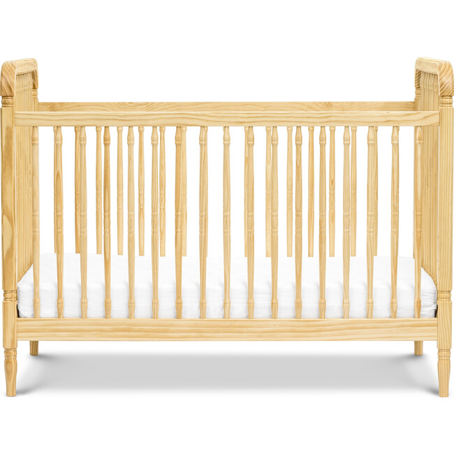 Liberty 3-in-1 Convertible Spindle Crib with Toddler Bed Conversion Kit, Natural