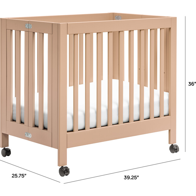 Origami Mini Crib, Canyon - Cribs - 4