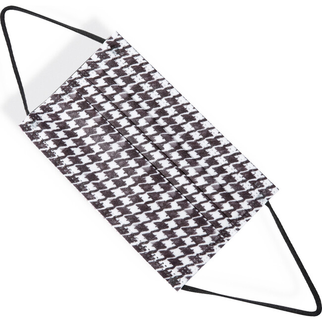 Kids Houndstooth Face Masks, 30 Pack - Face Masks - 3