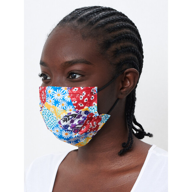 Adult Floral Face Masks, 30 Pack - Face Masks - 3