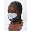 Adult Black And White Face Masks, 30 Pack - Face Masks - 4