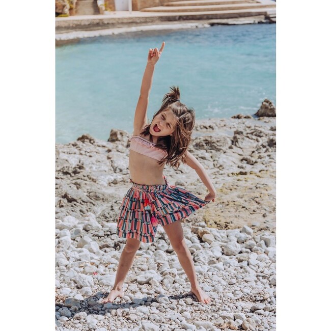 Zoe Two Piece, Aqua/Rose - Two Pieces - 6