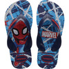 Kids Max Marvel Flip Flops, Navy Blue - Sandals - 1 - thumbnail