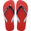 Kids Brazil Mix Flip Flops, Ruby Red - Sandals - 1 - thumbnail