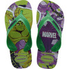 Kids Max Marvel Flip Flops, Green - Sandals - 1 - thumbnail