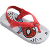 Baby Marvel Flip Flops, Ice Grey - Sandals - 2