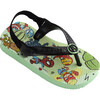 Baby Marvel Flip Flops, Green Garden - Sandals - 2