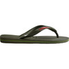 Kids Brazil Logo Flip Flops, Moss - Sandals - 3