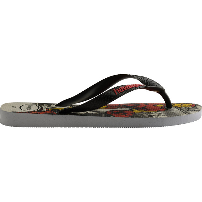 Kids Top Marvel Classics Flip Flops, Ice Grey - Sandals - 3