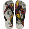 Mens Top Marvel Classics Flip Flops, Ice Grey - Sandals - 1 - thumbnail