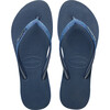 Slim Sparkle II Flip Flops, Indigo Blue - Sandals - 1 - thumbnail