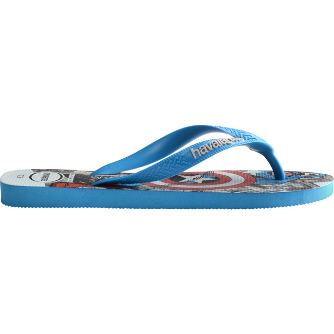 Kids Top Marvel Classics Flip Flops, Turquoise - Sandals - 3