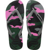 Top Camo Flip Flops, Black - Sandals - 1 - thumbnail