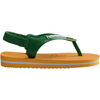 Baby Brazil Logo Flip Flops, Orange Citrus - Sandals - 3 - thumbnail