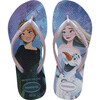 Kids Slim Frozen Flip Flops, Quiet Lilac & Lilac Moonlight Glitter - Sandals - 1 - thumbnail