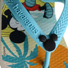 Baby Disney Classics Flip Flops, Beige Straw & Blue - Sandals - 4