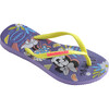 Kids Slim Disney Cool Flip Flops, Purple Paisley - Sandals - 2