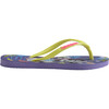 Kids Slim Disney Cool Flip Flops, Purple Paisley - Sandals - 3