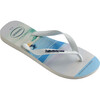 Hype Flip Flops, White & Navy Blue - Sandals - 2