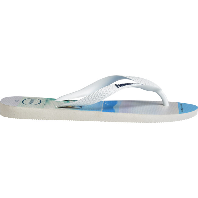 Hype Flip Flops, White & Navy Blue - Sandals - 3