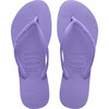 Slim Flip Flops, Purple Paisley - Sandals - 1 - thumbnail