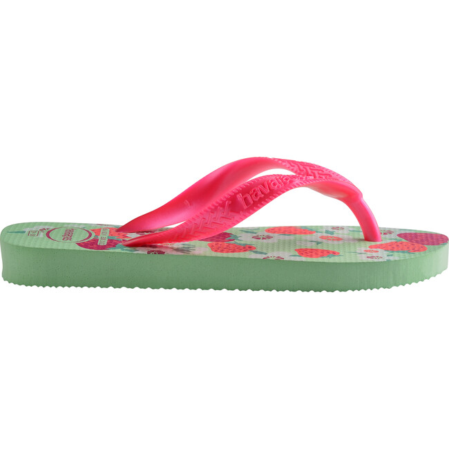 Kids Flores Flip Flops, Green Garden - Sandals - 3