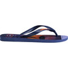Hype Flip Flops, Navy Blue & Begonia Orange - Sandals - 3