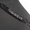 Slim Glitter II Flip Flops, Black & Dark Grey - Sandals - 4