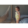 Elephant and Yellow Balls One Piece Swimsuit, Pink and Yellow - One Pieces - 8