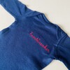 "heartbreaker" Baby Longsleeve Onesie, Navy - Onesies - 2