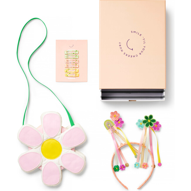 Spring Daisy Bag & Accessories Gift Box - Mixed Accessories Set - 1