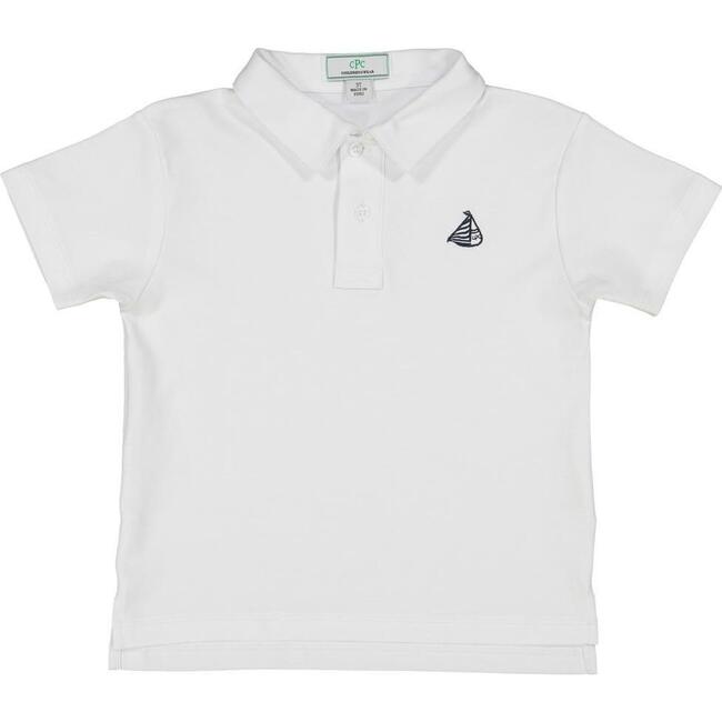Henry Short Sleeve Polo, Bright White - Tees - 1