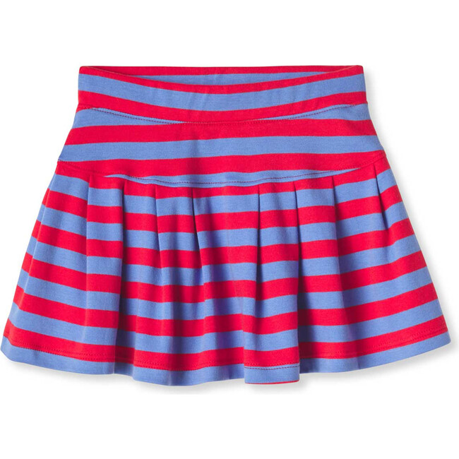 Joy Skirt, High Risk Red Wedgewood Stripe - Skirts - 1