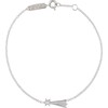 You Make My Wishes Come True Mother Bracelet, Silver - Bracelets - 1 - thumbnail
