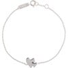 Our Hearts Beat As One Mother Bracelet, Silver - Bracelets - 1 - thumbnail