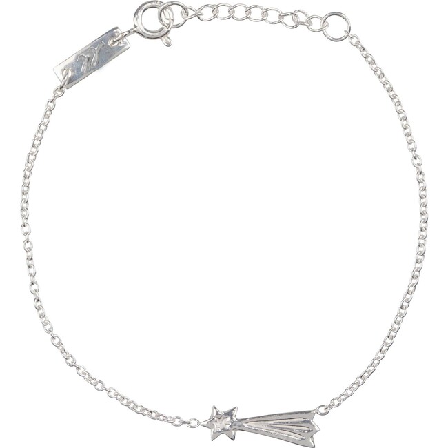 You Make My Wishes Come True Children's Bracelet, Silver