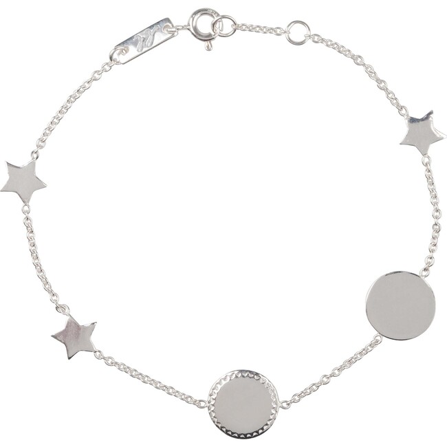 Women's You Are My Sun, My Moon and All My Stars Bracelet, Silver
