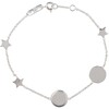 Women's You Are My Sun, My Moon and All My Stars Bracelet, Silver - Bracelets - 1 - thumbnail