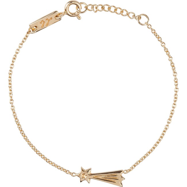 You Make My Wishes Come True Children's Bracelet, Gold Plated