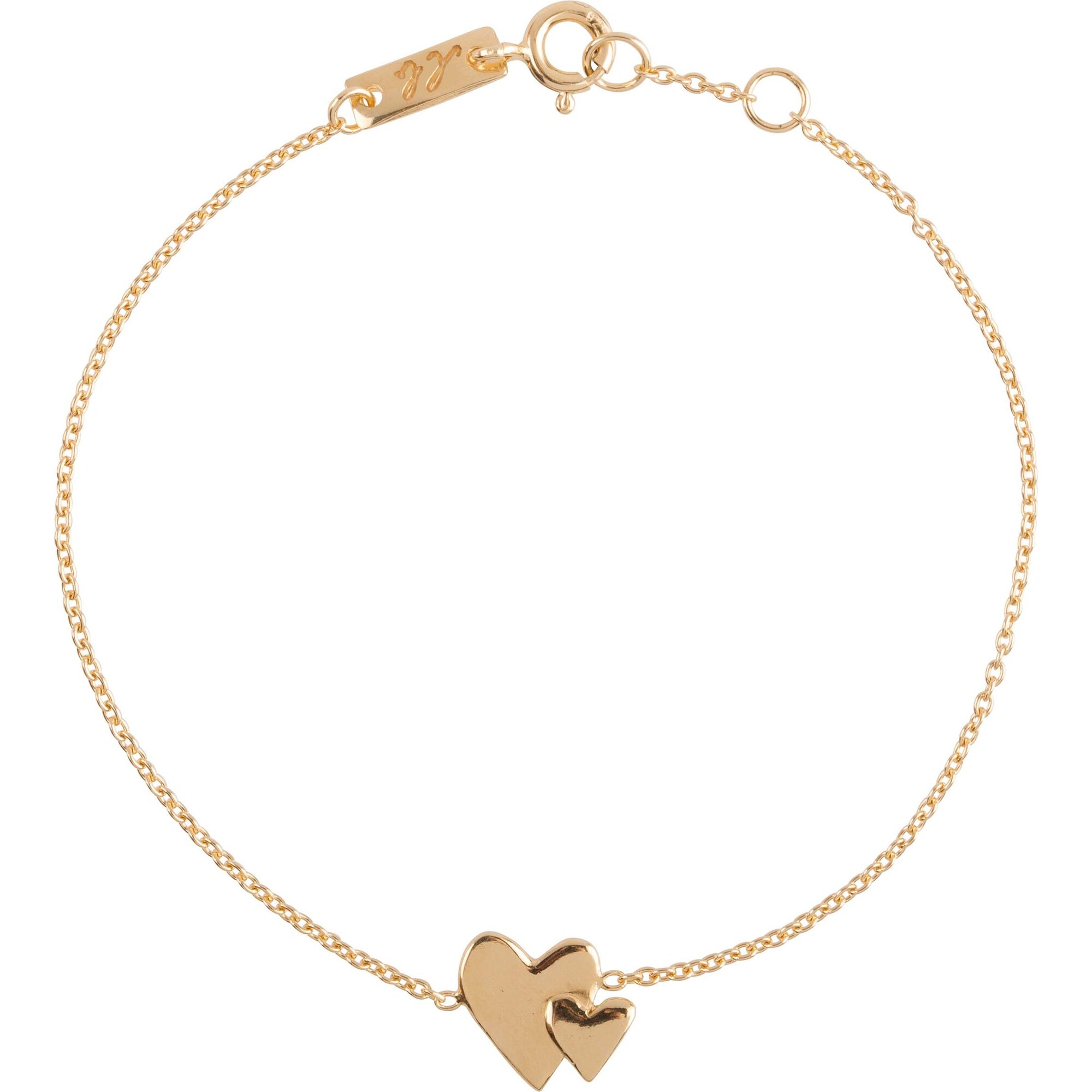 Our Hearts Beat As One Mother Bracelet, Gold Plated - Bracelets - 1