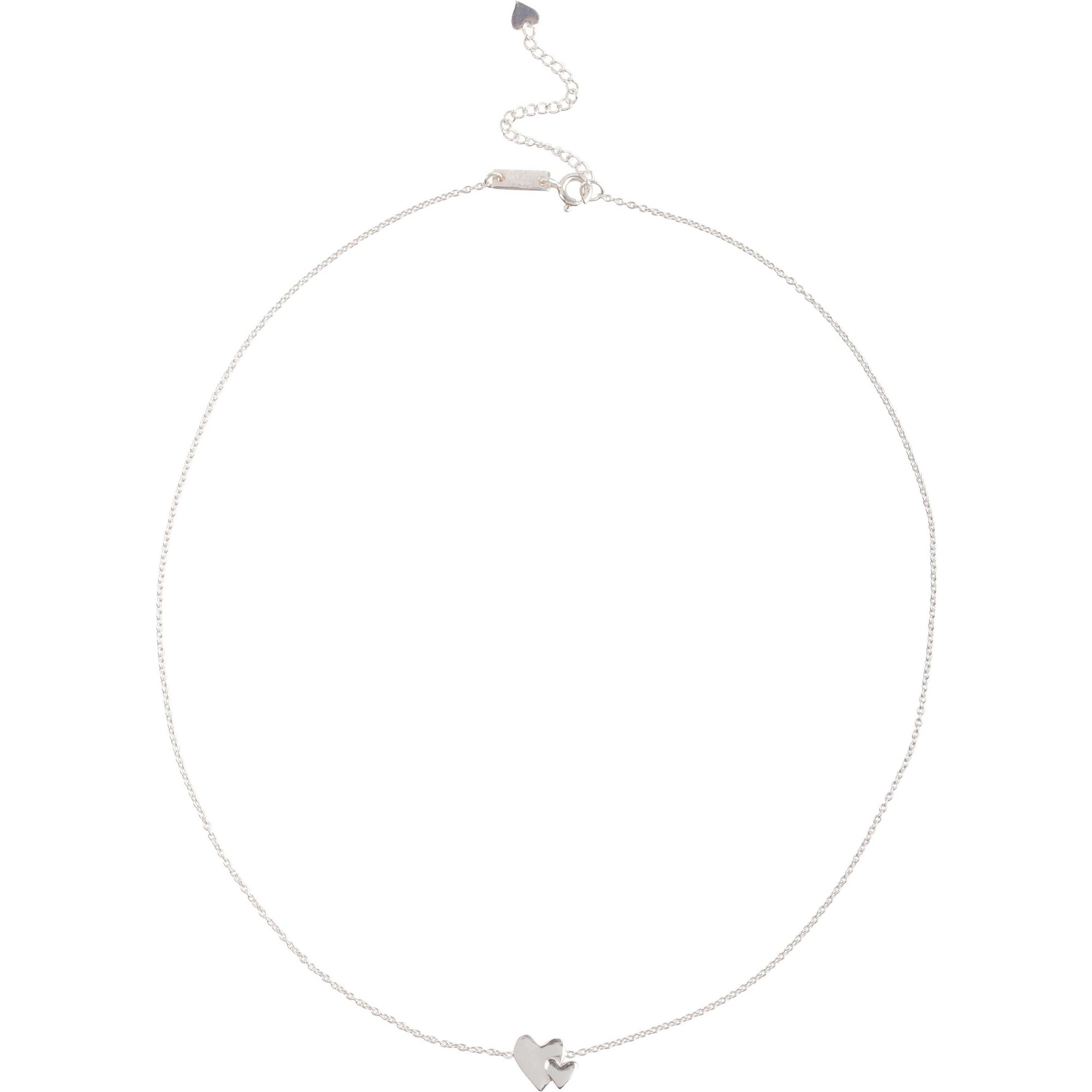 Our Hearts Beat As One Necklace, Silver - Necklaces - 1