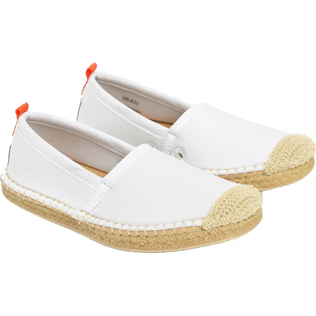 Kids Beachcomber Espadrille Water Shoe, White - Slip Ons - 3