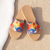 x Frances Valentine Women Cabana Slide Water Shoe, Floral Explosion - Slip Ons - 2