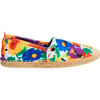 x Frances Valentine Women Beachcomber Espadrille Water Shoe, Floral Explosion - Slip Ons - 5