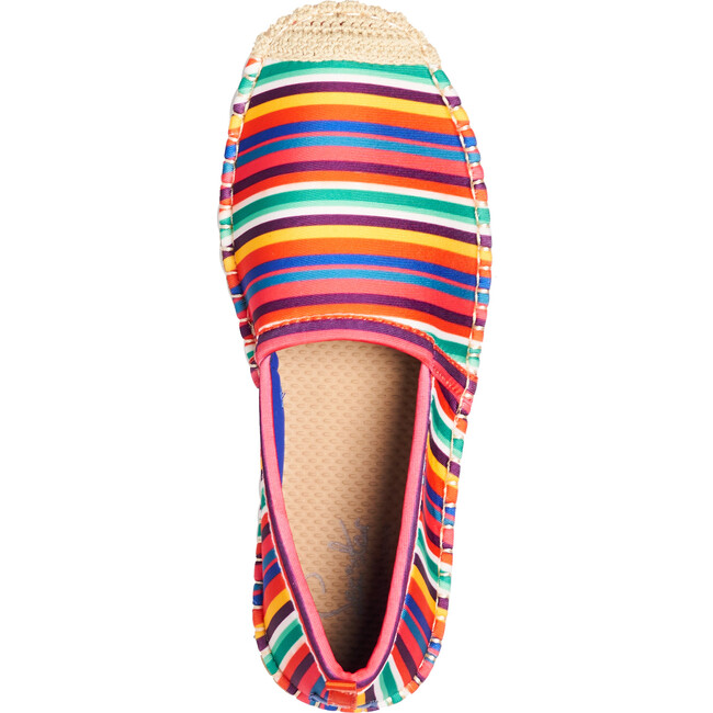 x Frances Valentine Women Beachcomber Espadrille Water Shoe, Candy Stripe - Slip Ons - 4