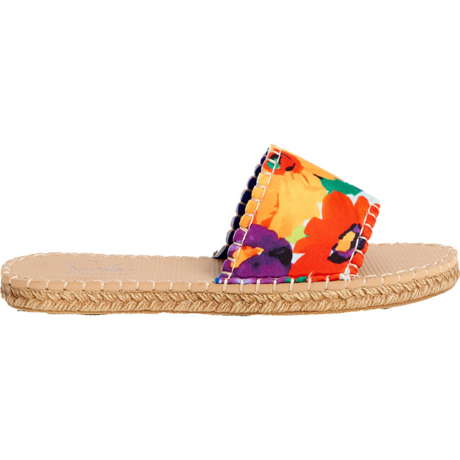 x Frances Valentine Women Cabana Slide Water Shoe, Floral Explosion - Slip Ons - 4