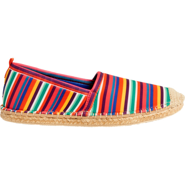 x Frances Valentine Women Beachcomber Espadrille Water Shoe, Candy Stripe - Slip Ons - 5