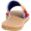 x Frances Valentine Women Cabana Slide Water Shoe, Floral Explosion - Slip Ons - 5